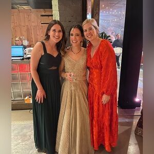 birdy grey emerald full length dress